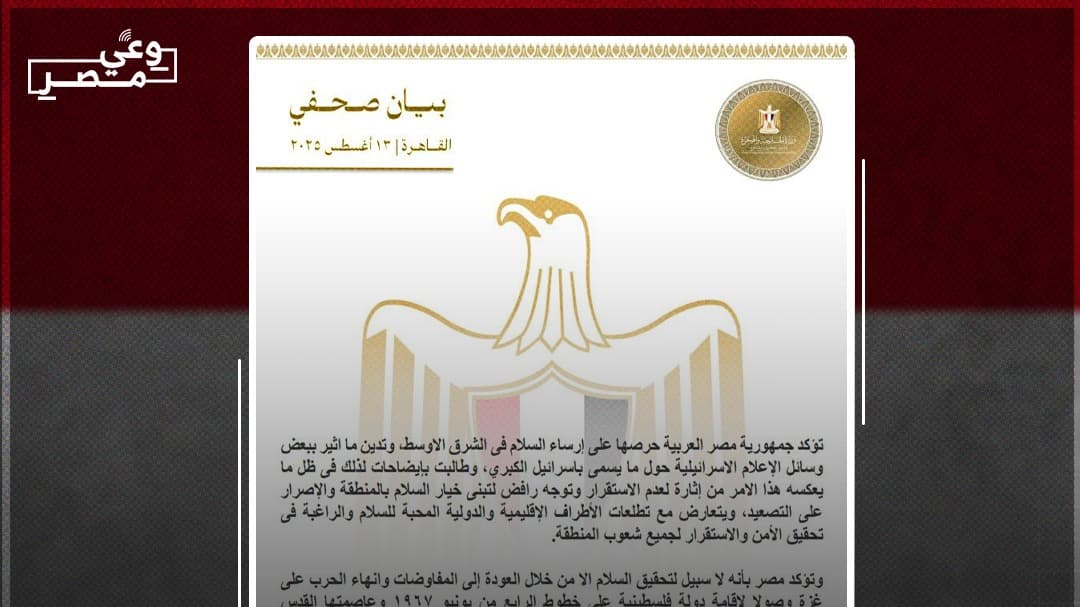 القاهرة تدين التصعيد الإسرائيلي وتدعو لسلام عادل ودائم - Article thumbnail